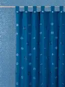 AT-352 Штора для ванної Camelia180*200 01 (Синій)