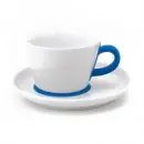 touch! Чашка для каппучіно 0,25 л із блюдцем (Синій)