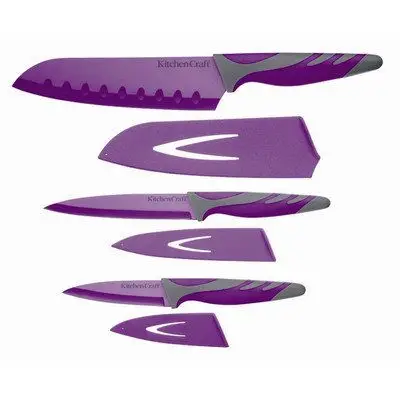CW Набори ножів з піхвами та м'якою ручкою 3 одиниці KitchenCraft