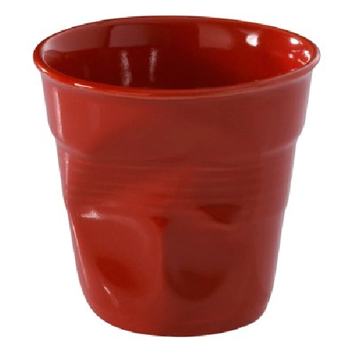 619088 М`ята склянка для еспресо червона, 80 мл, діам.6,5 см, вис.6 см