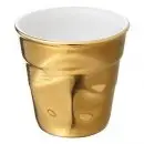640627 М`ята склянка для еспресо золота, 80 мл, діам.6,5 см, вис.6 см