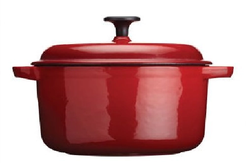 150912 Molten Каструля чавунна з кришкою 2,5л 20,5см х 9см червона KitchenCraft