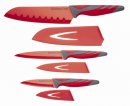 178152 CW Набор ножей с ножнами и мягкой ручкой 3 единицы красный