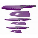 178145 CW Набор ножей с ножнами и мягкой ручкой 3 единицы фиолетовый