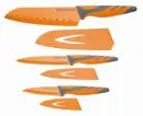 178121 CW Набір ножів з піхвами та м`якою ручкою 3 одиниці помаранчевий