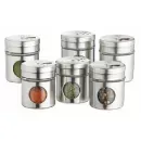 154354 HM Набір для спецій із нержавіючої сталі 6 одиниць Kitchen Craft
