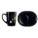 E8065 Сервіз чайний Luminarc SEQUINS Black 6х220 мл