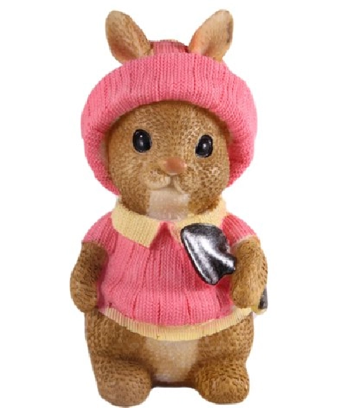 11-6240Д Статуетка Кролик дівчинка/лопата PDL