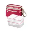 892245-2 Термосумка FRESHBOX, з 3 контейнерами, червона tescoma -892245