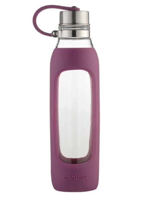73100 Пляшка для води Contigo Purity Glass Water Bottle, 590мл., Radiant Orchid