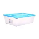 1565 B Скринька пластикова під ліжко 25л, Boxmania Heidrun блакитний 1561 B