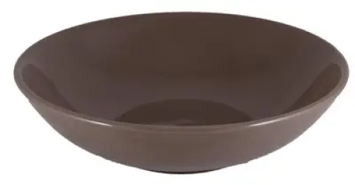 PT044022F596A0000000AYD4 Тарілка супова коричнева глянець 22 см Keramika