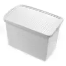 4510 Ящик пластиковий з кришкою під ротанг 10л, 33х23х16см Heidrun Intrigobox