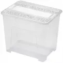 7205 Ящик пластиковий прозорий 25л, 38х28х27см Heidrun Tex-Box 3