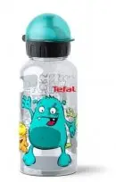 K3170214 Дитяча пляшка для пиття TEFAL Drink2go Tritan 0,4 л, блакитна/декор