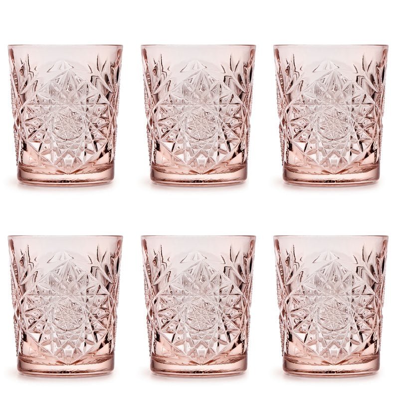 Набір Склянок (6 Шт) Для Віскі Coral Pink 0,35 Л Hobstar Colored Libbey Leerdam 2651Vcp35 (922295)
