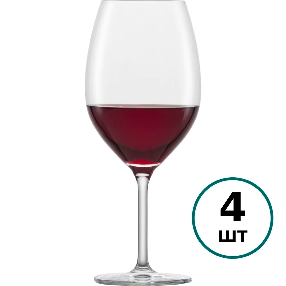 121869 Набір келихів (4 шт) для червоного вина Bordeaux 0,600 л FOR YOU Schott Zwiesel