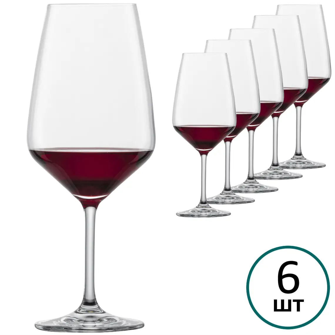 115672_6шт набір келихів для червоного вина_Bordeaux 0,656 л 6 шт Schott Zwiesel TASTE