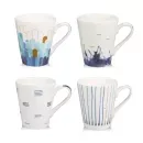387770 Чашка myCOFFEE, 4 шт., Deep blue tescoma