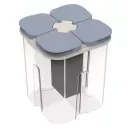 Контейнер BAGER BG-678 LUNA MIX 4 відділи 1.8 л BG-678