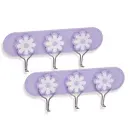 BAGER BG-258 Гачки Flowers 2шт*3 MIX пластик BG-258