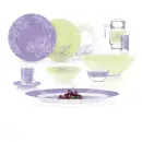 Сервіз LUMINARC AMB FLEUR BLUSH PURPLE&GREEN 46 пр. V0185