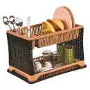 VIOLET HOUSE 0053 Роттанг CARAMEL сушарка для посуди 29*44*29 см 0053 Роттанг CARAMEL сушка д пос