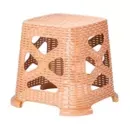 Стульчик VIOLET HOUSE 0735 Ротанг табурет малий Beige 