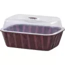 Хлiбниця VIOLET HOUSE 0880 Вязание MIX з криш. 27*20*14 см (0880 Вязание MIX c крыш. 27*20*14 см) V