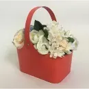 W9567 RED BOX Flowers - 12134199