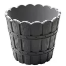 Горщик для квітів VIOLET HOUSE 0983 BAMBOO SMART GREY з внут. вставкою 3 л. (0983 BAMBOO SMART GREY 