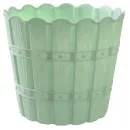 Горщик для квітів VIOLET HOUSE 1046 BAMBOO TURQUOISE з дренажем 3 л.