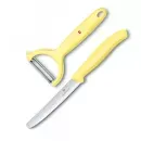 Набор кухонный Victorinox SwissClassic Paring Set 2шт с желт. ручкой (нож, овощечистка Tomato and Ki