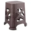 Стульчик VIOLET HOUSE 0734 Ротанг табурет малий Brown