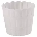 Горщик для квітів VIOLET HOUSE 1054 BAMBOO WHITE д квітів із дренажем 1.2 л. (1054 BAMBOO WHITE 1.2 