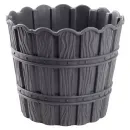 Горщик для квітів VIOLET HOUSE 1054 BAMBOO GREY д квітів із дренажем 1.2 л. (1054 BAMBOO GREY 1.2 л.