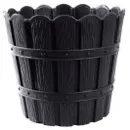Горщик для квітів VIOLET HOUSE 1048 BAMBOO DARK GREY д квітів із дренажем 7 л. 