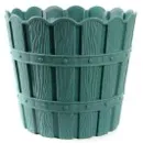 Горщик для квітів VIOLET HOUSE 1048 BAMBOO GREEN для квітів із дренажем 7 л. 