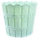 Горщик для квітів VIOLET HOUSE 1048 BAMBOO TURQUOISE д квітів із дренажем 7 л. (1048 BAMBOO TURQUOIS