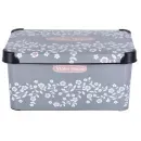 Контейнер Violet House 0648 Decor Marble White 20 л (6832640) 0648 DECOR Marble White с кр. 20