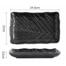 Блюдо Limited Edition LEAF BLACK 24.5х17 см прямок. (B010786)