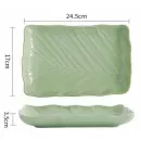 Блюдо Limited Edition LEAF GREEN GOLD 24.5х17 см прямок. (B010791)