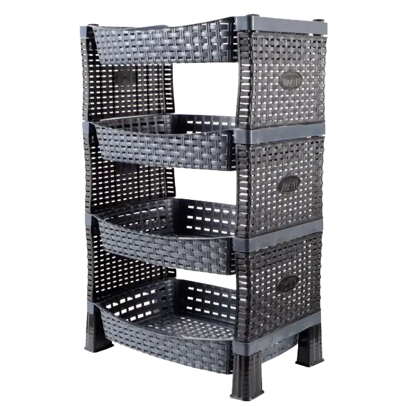 Етажерка VIOLET HOUSE 0761 Роттанг Эко Grey  - 12152620