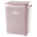 Корзина д білизни VIOLET HOUSE 1007 Виолетта POWDER з кр. 45 л (1007 Виолетта POWDER 45 л) VIOLET HO
