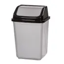 Корзина д сміття VIOLET HOUSE 0099 Metalice Black з кр. 20 л (0099 Metalice Black з кр. 20 л) VIOLET