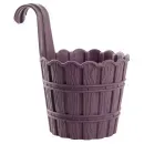 Горщик для квітів VIOLET HOUSE 1053 Бамбу PLUM д квітів з внут. вставкою 0.6 л. (1053 Бамбу PLUM д ц