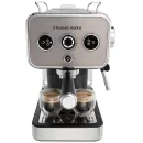 Кавоварка еспрессо RUSSELL HOBBS 26452-56 Distinctions Titanium, 1,1л, мелена + чалди, сріблястий RU