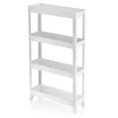 Етажерка VIOLET HOUSE 6014 Long Shelf 4 пол. WHITE 54*18*91 см (6014 Long Shelf 4 пол. WHITE 54*18*9