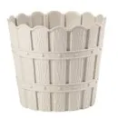 Горщик для квітів VIOLET HOUSE 1047 BAMBOO WHITE із дренажем 5 л. 