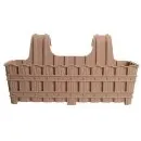 Горщик для квітів VIOLET HOUSE 1061 BAMBOO CREAM на перил. 50 см